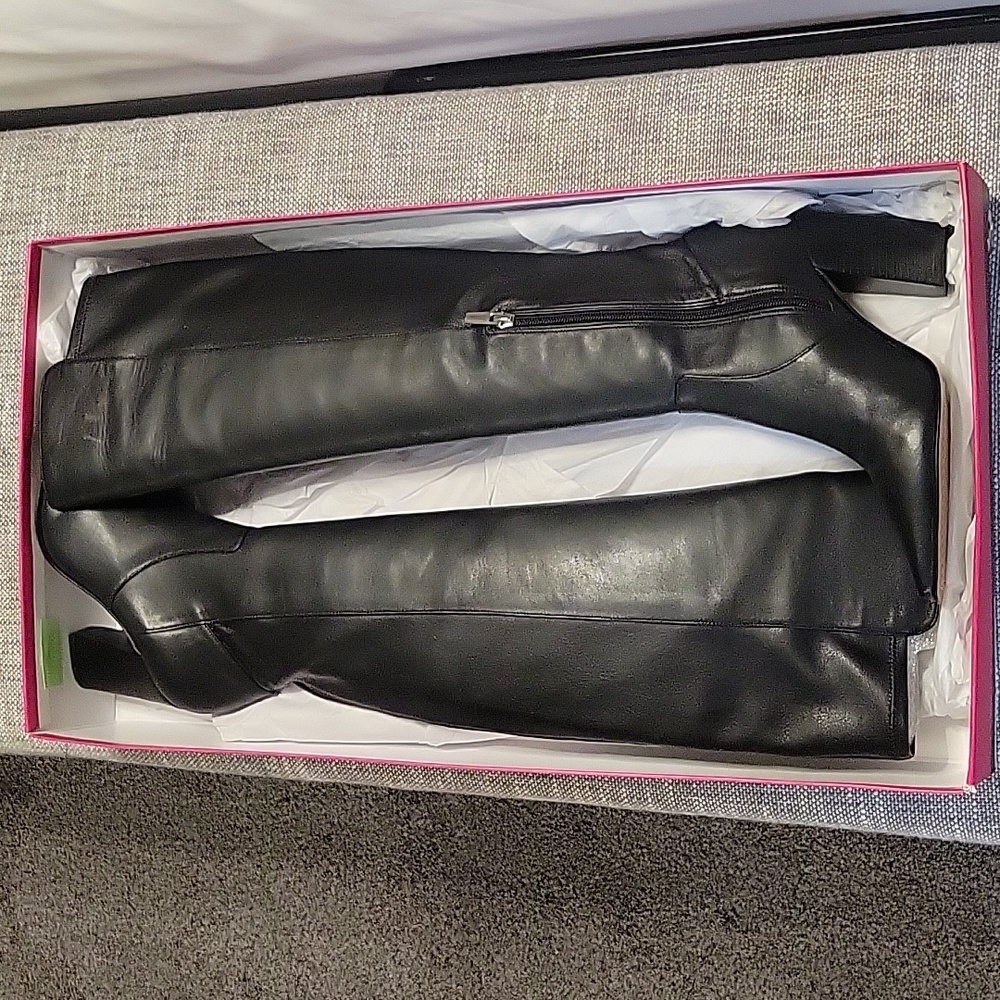 OTK Black leather boots